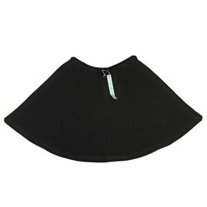 She and Sky Skirt Small Black Pull On A-Line Skirt